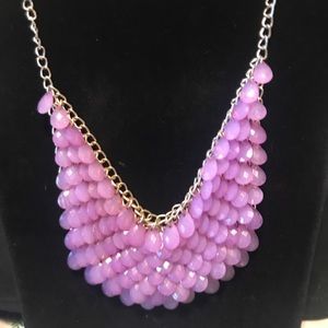 Vintage light lavender necklace